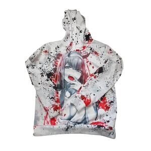 Darling in the franxx hoodie Sz M